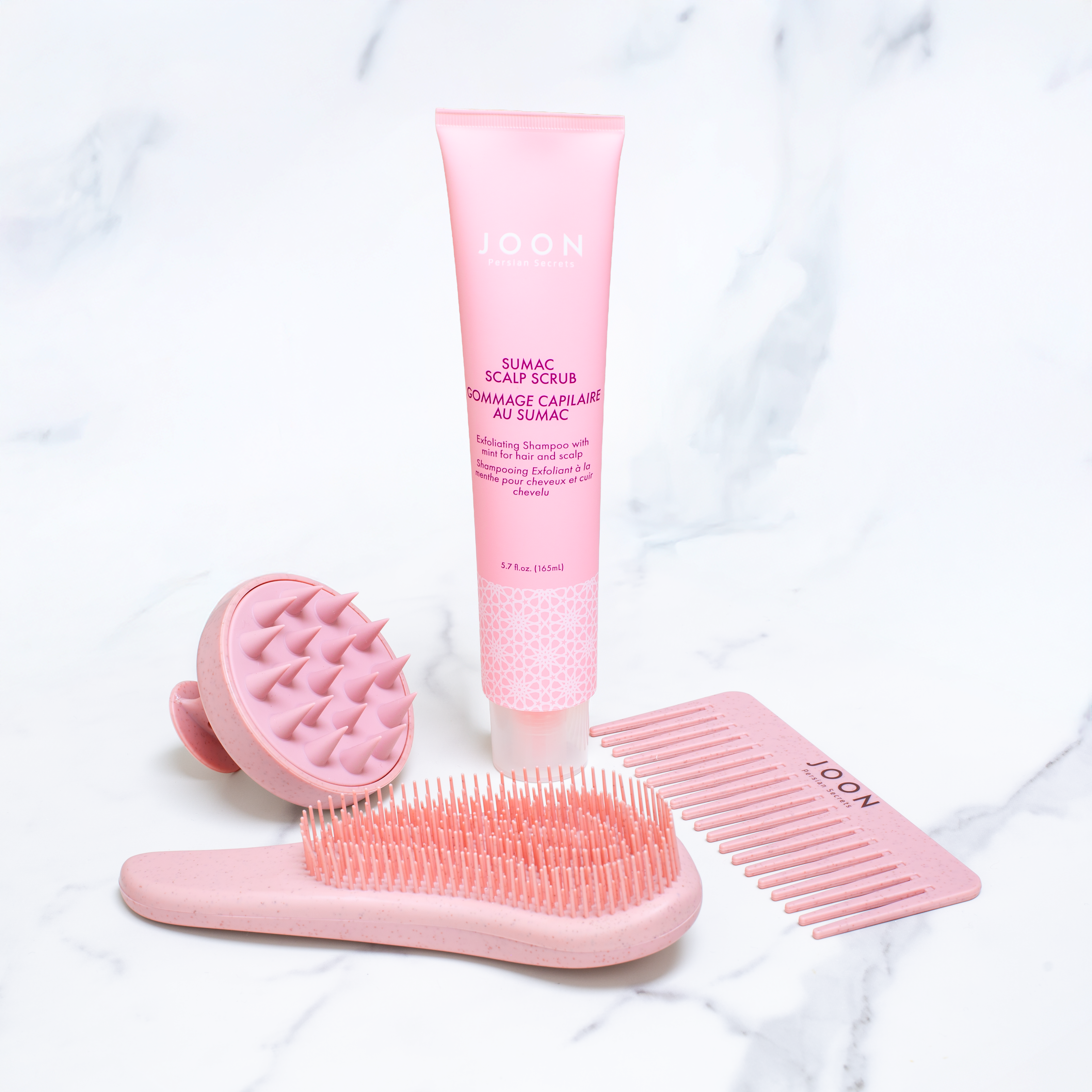 Sumac Scrub + Scalp Brush Set